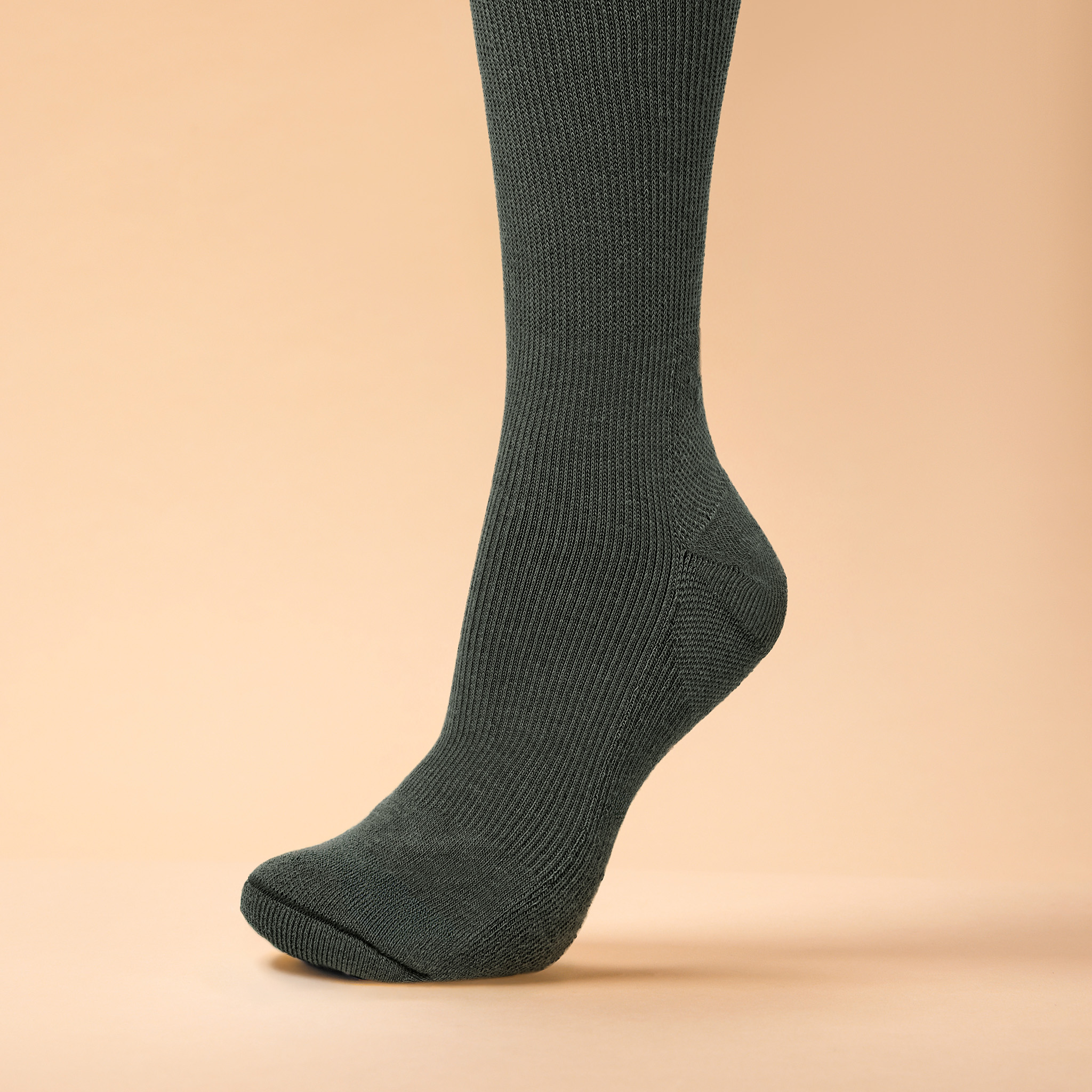 Uniform Compliant Padded Sole Compression Socks, 20-30 mmHg, Unisex