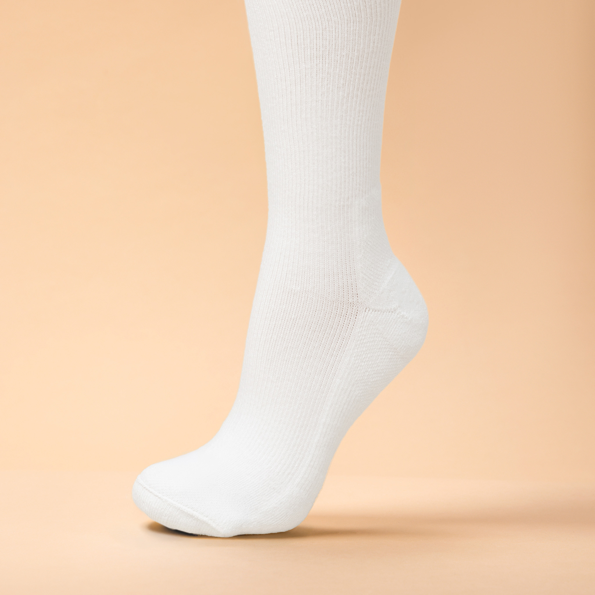 Uniform Compliant Padded Sole Compression Socks, 20-30 mmHg, Unisex